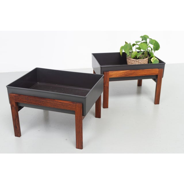 Mid-Century Danish Santos Rosewood Planters, 1960s, Set of 2 For Sale - Image 18 of 18