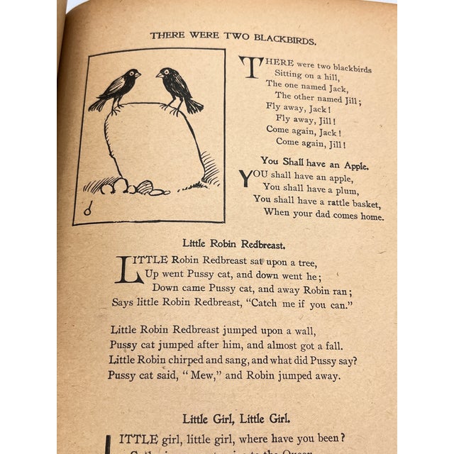 1901 Mother Goose Rhymes Book For Sale - Image 13 of 14