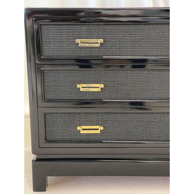 Pair of Mid-Century Modern Cabinets, Chests, Nightstands, Karl Springer Style For Sale - Image 10 of 13