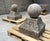 Pair of 18th Century French Carved Limestone Pillar Ball Finials For Sale - Image 12 of 18
