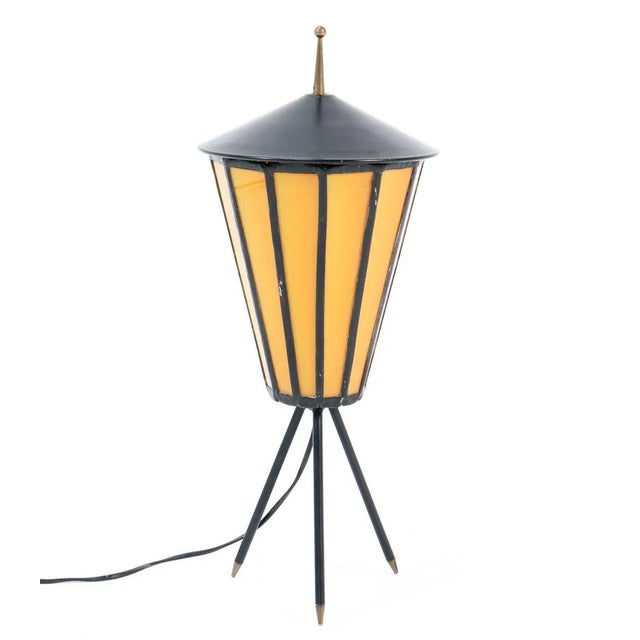 French Mid-Century Modern Table Lamp, 1950s For Sale - Image 8 of 12
