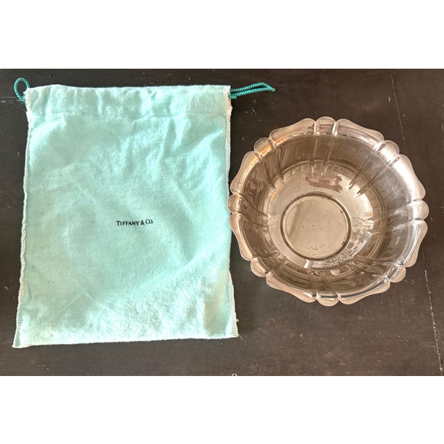 Early 20th Century Tiffany & Co Antique Silver Fluted Bowl For Sale - Image 5 of 10