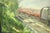 Post Impressionist Railroad Theme Painting, Mid 20th Century For Sale - Image 3 of 6