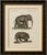 Original antique print of elephant and mysterious sukotyro by bertuch, c. 1800 original antique hand-colored copper...