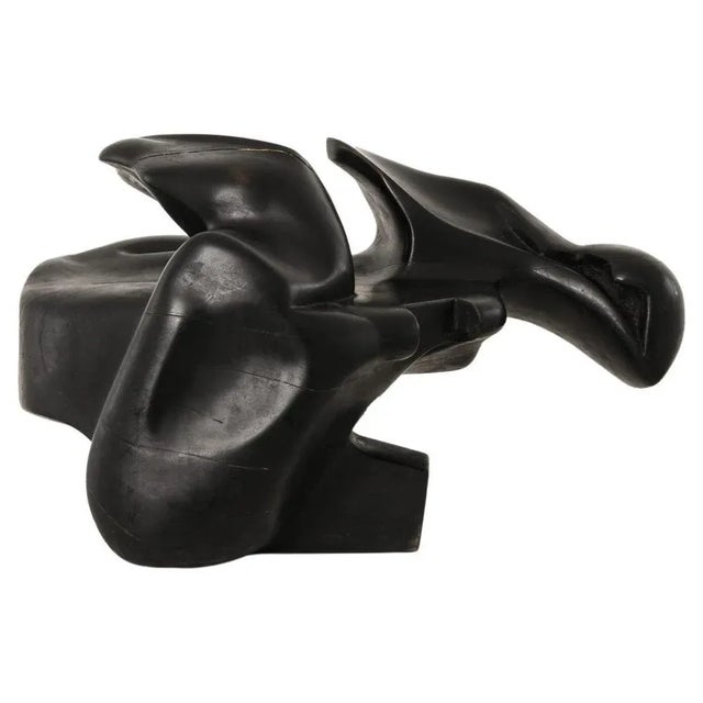 Black Thorkild Hoffmann Larsen, Modern Sculpture, 1960s, Wood For Sale - Image 8 of 8