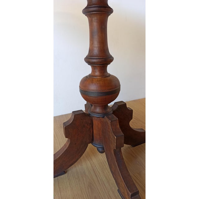 Brown Vintage Coffee Table, 1940s For Sale - Image 8 of 18