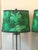 2020s Uttermost Glass Column Lamps With Malachite Shades - a Pair For Sale - Image 5 of 11