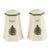 Spode Christmas Tree Hexagonal Salt and Pepper For Sale