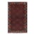 Rug & Kilim’s Baluch Tribal Rug With Red, Beige and Navy Blue Geometric Patterns For Sale