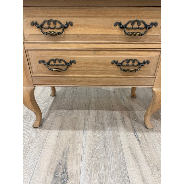 Wood 1990s Pair of Thomasville French Provincial Nighstands by Terrace Garden Collection For Sale - Image 7 of 12