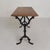 Bistro Table with Oak Top on a Cast Iron Frame, 1930s For Sale - Image 11 of 18