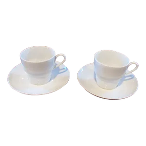 Paul McCobb Tea Cups & Saucers - 4 Pieces Mid Century Jackson International Design Contempri