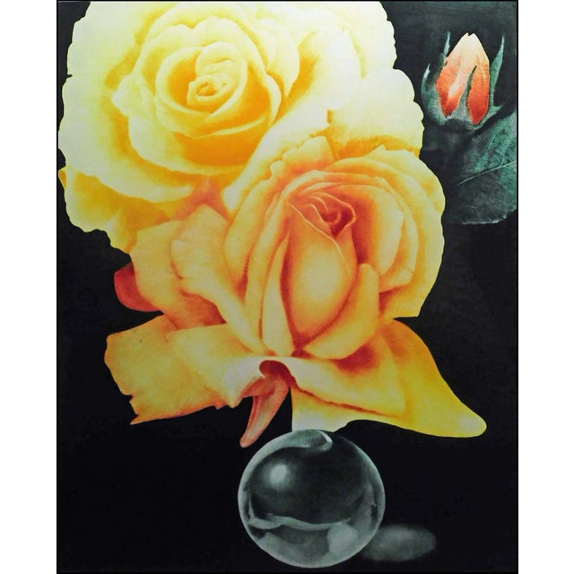 "Gold and Glass" Original Limited Edition Mezzotint by G. H. Rothe Hand signed, titled and numbered by the artist Image...