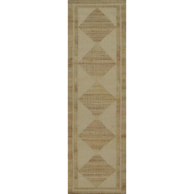Erin Gates by Momeni Orchard Court Checker Ivory Hand Woven Wool and Jute Area Rug 2'3" X 12' Runner For Sale - Image 12 of 12