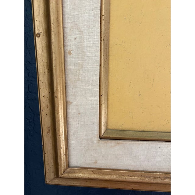 Mid-Century Architectural Painting by Fred Kulick, Framed For Sale - Image 9 of 12