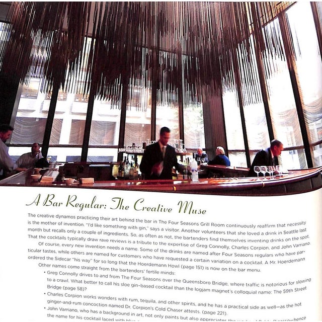 White "The Four Seasons Book of Cocktails" 2010 Dubose, Fred For Sale - Image 8 of 12