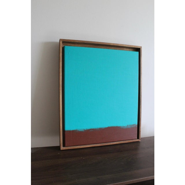 Bodasca, Meditative Turquoise, 2026, Acrylic Painting on Canvas For Sale - Image 6 of 10