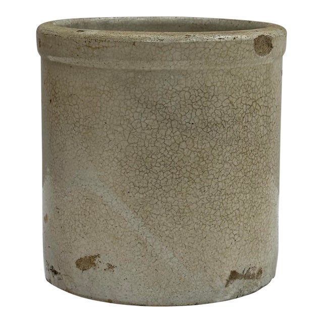 Handmade Antique Crock Vessel For Sale