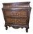 Marge Carson Verona Marble Top Carved Nightstand With Drawers For Sale
