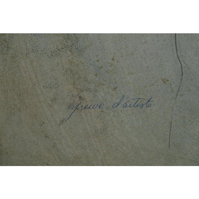 Bernard Charoy, Dominique au ruban, Nude, Lithograph For Sale - Image 6 of 8