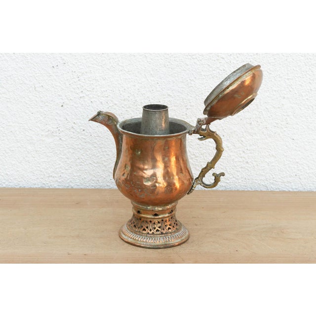 Antique Kashmiri Copper Samavar For Sale - Image 4 of 8