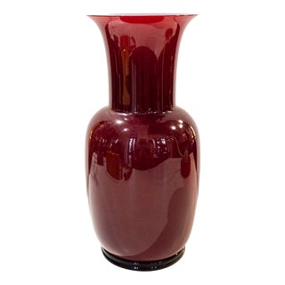 Murano Glass Vase by Paolo Venini, 1980 For Sale