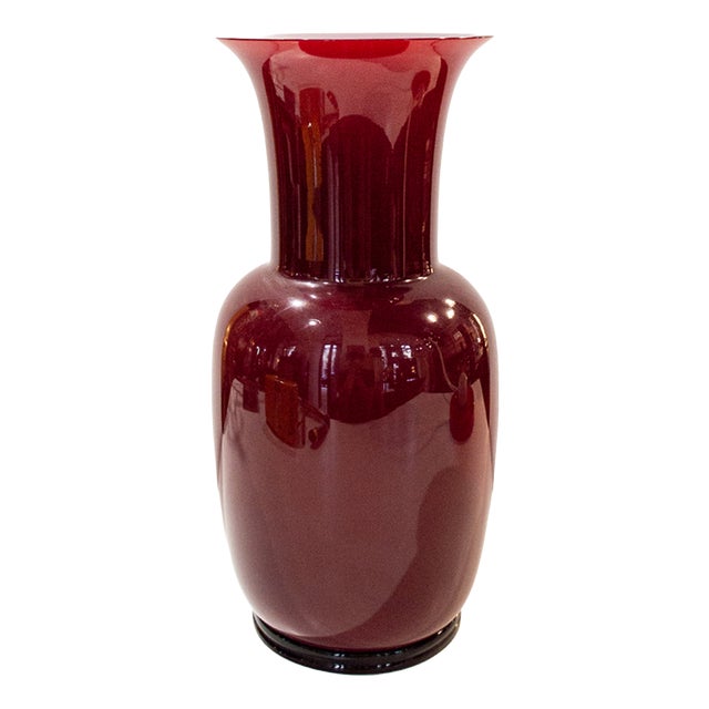 Murano Glass Vase by Paolo Venini, 1980 For Sale