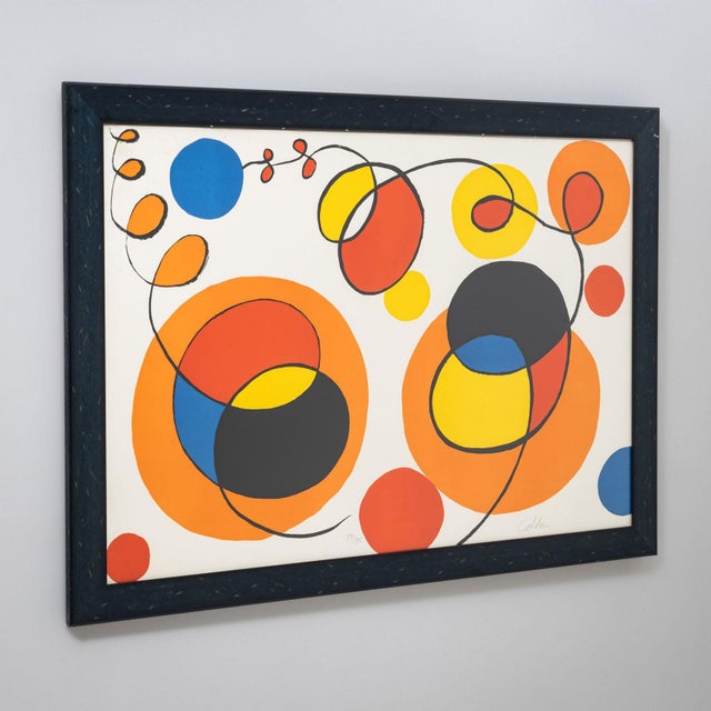 1970s Alexander Calder (USA, 1898–1976) – Color Lithograph "OVERLAPPING", Ed. 79/95 For Sale - Image 11 of 18