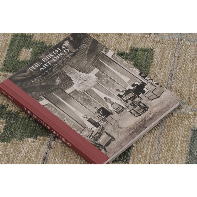 Rug & Kilim’s Scandinavian-Inspired Rug, Hourglass Geometric Patterns in Green For Sale - Image 10 of 10