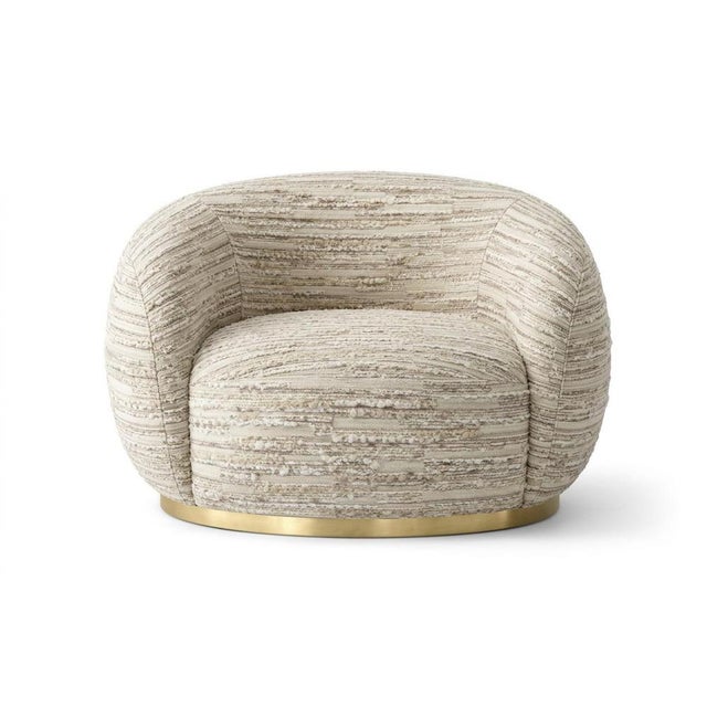 Textile Tregua Swivel Chair by Moanne For Sale - Image 7 of 7