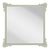 Fleur Home Garden District Napoleon Square Mirror in Mizzle, 24x24 For Sale