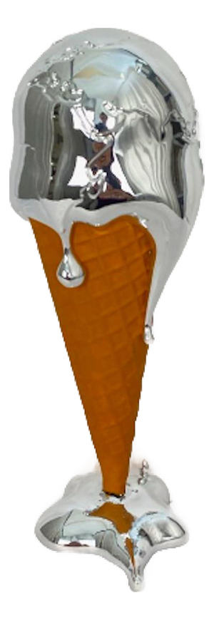 Sagrasse, The Last Ice Cream, 2023, Resin and Marble Powder
