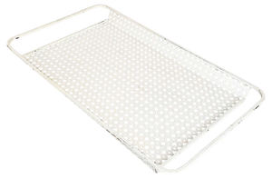 Modernist French Metal Rigituelle Tray attributed to Mathieu Matégot, 1950s