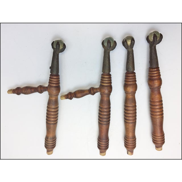 Vintage Wood & Glass Ball & Claw Table Legs Set of 4 Chairish