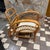 Mid-Century Modern Mid Century Paul Frankl Style Bent Rattan Bamboo Three Strand Pretzel Lounge Cross Hatch Pattern For Sale - Image 3 of 8