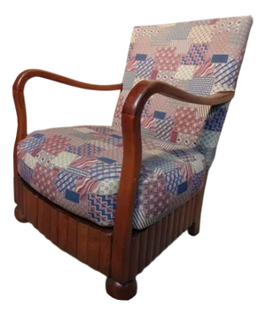 Art Deco Wooden Chair, 1930s