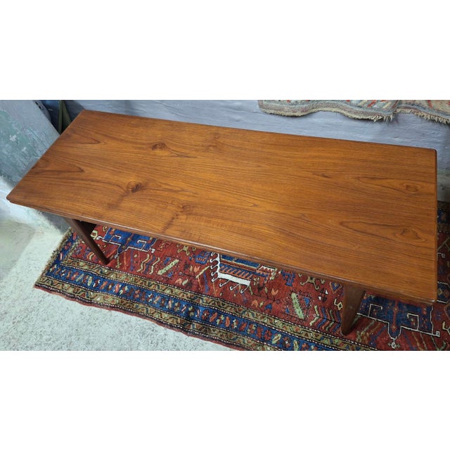 Wood Teak Metamorphic Coffee and Dining Table from Trioh, Denmark 1960s For Sale - Image 7 of 18