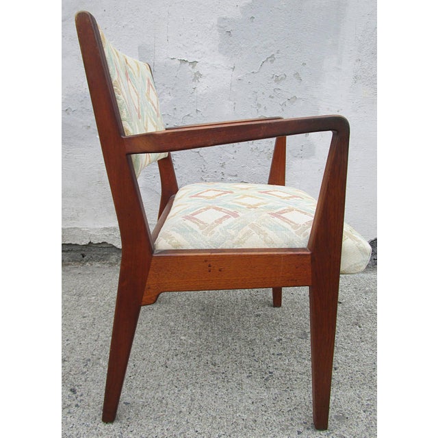 Jens Risom Walnut Dining Chairs Set Of 6 Chairish