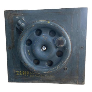 Vintage Negative Wooden Train-Mold, Slovakia, Martin, 1930 For Sale