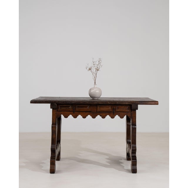 Spanish Fratino Table in Original Patina, Antique, Spain, Circa 1800 For Sale - Image 4 of 14