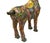Vintage Oriental Chinese Reddish Maroon Cloisonne Metal Horse Figure For Sale - Image 9 of 14