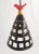 Ceramic Contemporary Handmade Ceramic Black Cage, Pendant Light in Red and Yellow Bead Detailing For Sale - Image 7 of 7