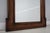 Large Distressed Walnut Beveled Glass Pier Mirror For Sale - Image 4 of 10