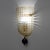 Metal Modern Twisted Smoked Murano Glass Sconces in the style of Barovier & Toso, 2000, Set of 2 For Sale - Image 7 of 10