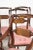 Set of 6 19th Century Brass Inlaid Dining Chairs For Sale - Image 4 of 6