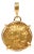 Greek Gold Stater Coin Pendant Trimmed in 22k Gold For Sale