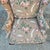 Hickory Chair Furniture Company Late 20th Century Hickory Chair Cocoa Brown Rose and Ribbon Pattern Wing Back Arm Chair For Sale - Image 4 of 13