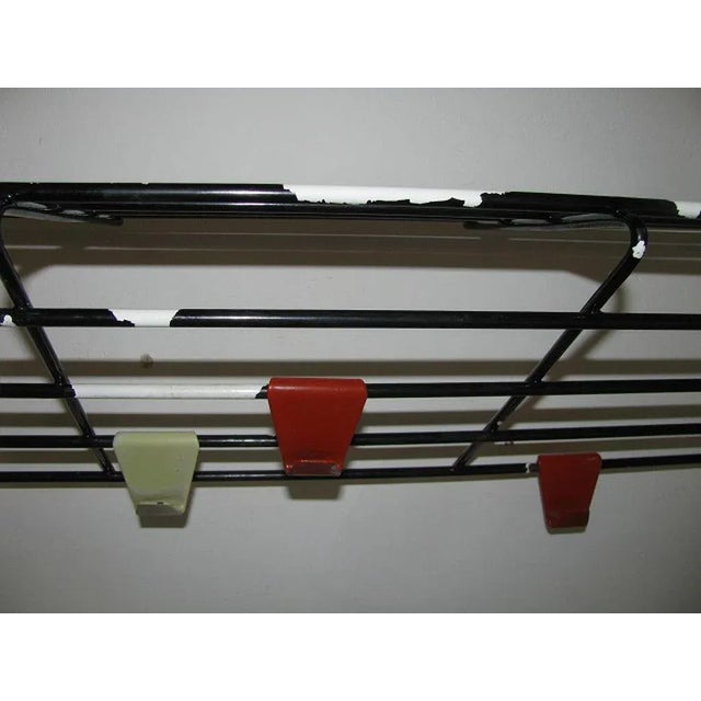 Metal Mid-Century Coat Rack in the Style of Pilastro, 1960s For Sale - Image 7 of 18