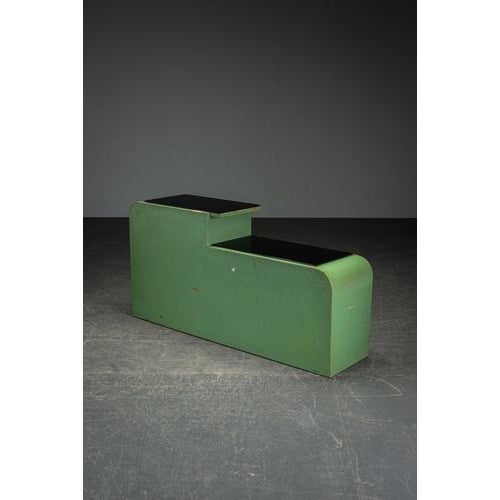 Green Vintage Art Deco Sideboard, 1930s For Sale - Image 8 of 16