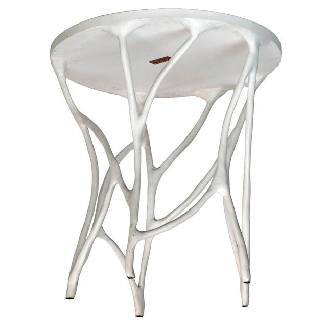 Vintage Aldrich Accent Table by Made Goods For Sale In Los Angeles - Image 6 of 7